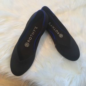 Rothys black flats size 5.5